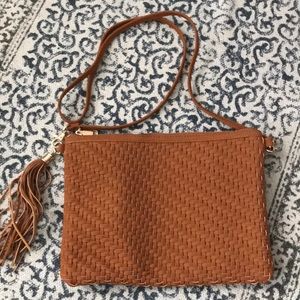 NWOT Carmel Weave Crossbody Bag